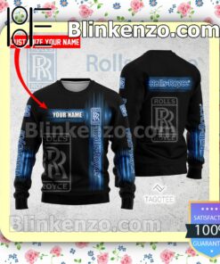 Rolls Royce Logo Custom Hoodie Jacket b