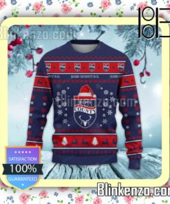 Ross County Logo Holiday Hat Xmas Sweatshirts a