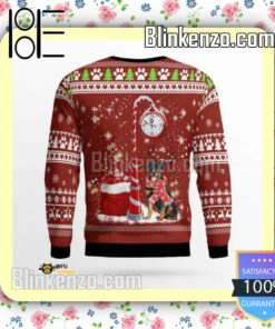 Rottweiler Clock Christmas Sweatshirts b