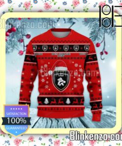 Rouen Normandie Rugby Logo Holiday Hat Xmas Sweatshirts a