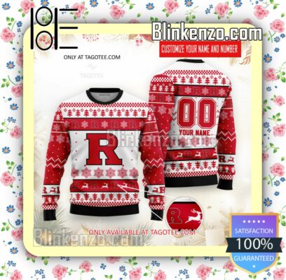 Rutgers NCCA Rugby Holiday Christmas Sweatshirts