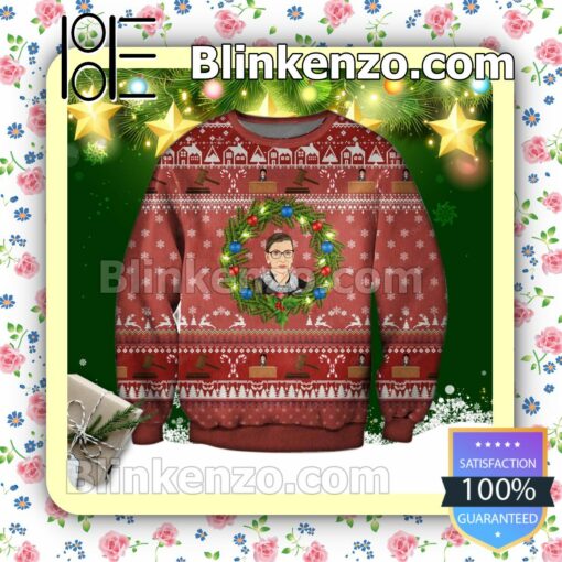 Ruth Bader Ginsburg Christmas Holiday Christmas Sweatshirts