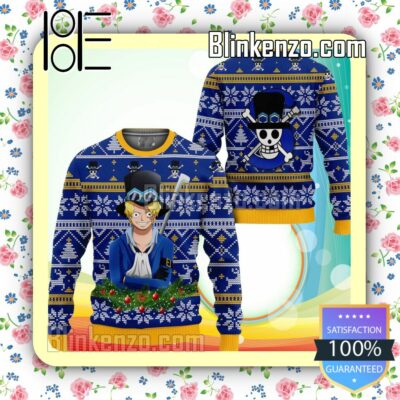 Sabo One Piece Anime Knitted Christmas Jumper