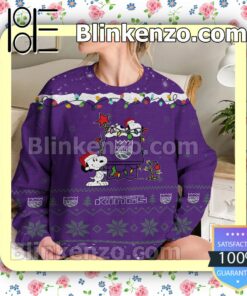 Sacramento Kings Snoopy Christmas NBA Sweatshirts b