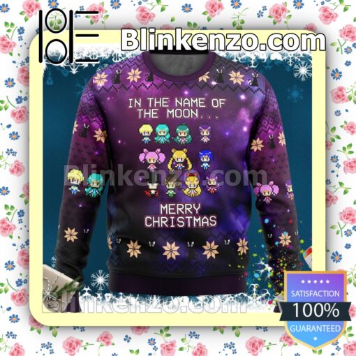 Sailor Moon Chibi Holiday Christmas Sweatshirts