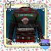Samsquanch Trailer Park Boys Knitted Christmas Jumper