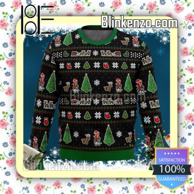 Samurai X Rurouni Kenshin Christmas Tree Knitted Christmas Jumper