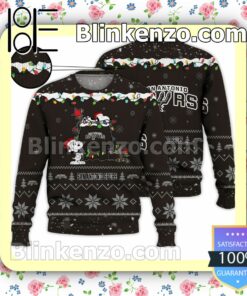 San Antonio Spurs Snoopy Christmas NBA Sweatshirts