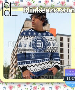 San Diego Padres MLB Ugly Sweater Christmas Funny c