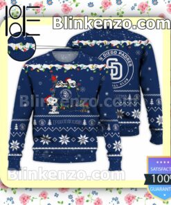 San Diego Padres Snoopy Christmas MLB Sweatshirts