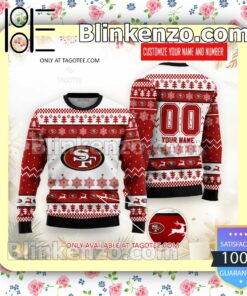 San Francisco 49ers Holiday Christmas Sweatshirts