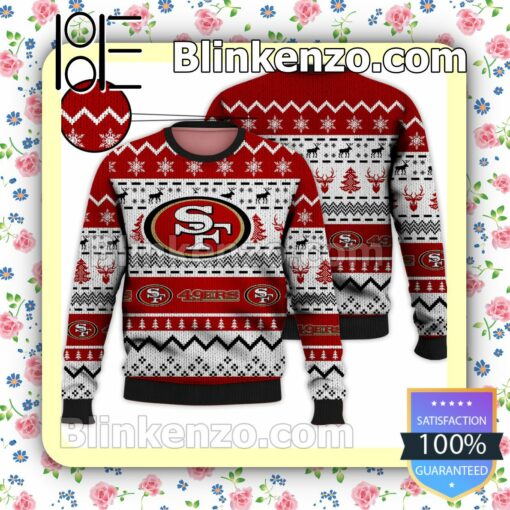 San Francisco 49ers NFL Ugly Sweater Christmas Funny
