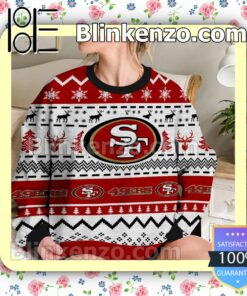 San Francisco 49ers NFL Ugly Sweater Christmas Funny b