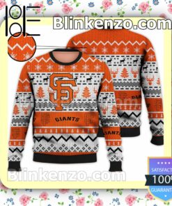 San Francisco Giants MLB Ugly Sweater Christmas Funny