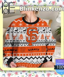 San Francisco Giants MLB Ugly Sweater Christmas Funny b
