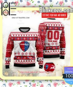 Sandefjord Fotball Soccer Holiday Christmas Sweatshirts