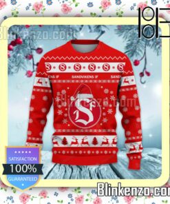 Sandvikens IF Logo Holiday Hat Xmas Sweatshirts a