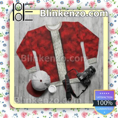 Santa Claus Costume Christmas Sweatshirts b
