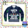 Santa Is My Ho Ho Homeboy Premium Knitted Christmas Jumper