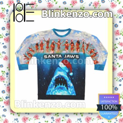 Santa Jaws Christmas Christmas Sweatshirts