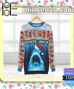 Santa Jaws Christmas Christmas Sweatshirts c