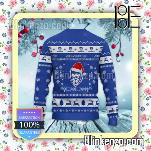 Sarpsborg 08 Fotballforening Logo Holiday Hat Xmas Sweatshirts b