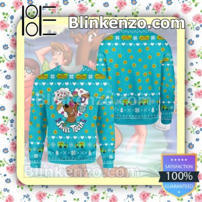 Scooby Doo Sweet Tooth Flower Pattern Christmas Jumpers