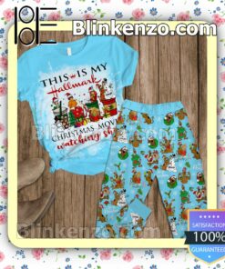 Scooby-doo This Is My Hallmark Christmas Movies Pajama Sleep Sets a