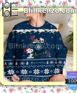 Seattle Mariners Snoopy Christmas MLB Sweatshirts b