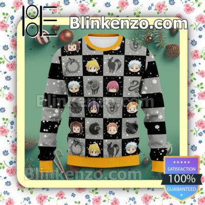 Seven Deadly Sins Nanatsu No Taizai Christmas Jumpers