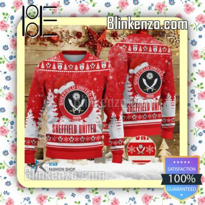 Sheffield United F.C Logo Hat Christmas Sweatshirts