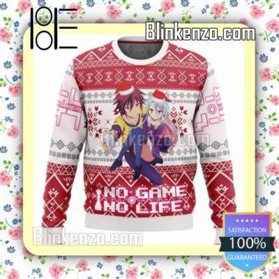 Shiro No Game No Life Alt Premium Manga Anime Christmas Jumper