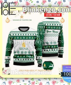 Siena College Uniform Christmas Sweatshirts