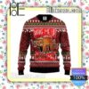 Sloth Wake Me Up Knitted Christmas Jumper