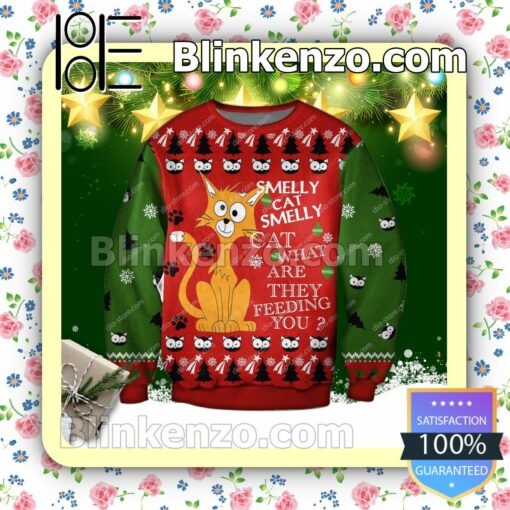 Smelly Cat Phoebe Buffay Friends Movie Holiday Christmas Sweatshirts