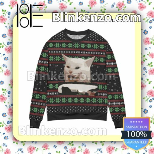 Smudge The Cat Christmas Jumpers
