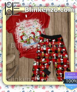 Snoopy Merry Christmas Pajama Sleep Sets