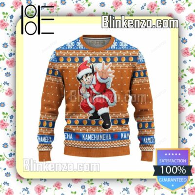 Son Goku Dragon Ball Anime Knitted Christmas Jumper