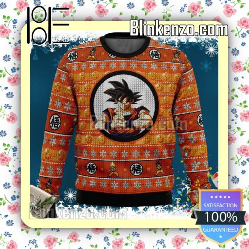 Son Goku Dragon Ball Z Knitted Christmas Jumper