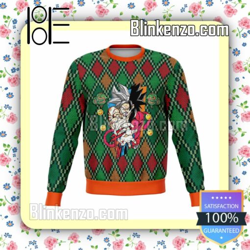 Son Goku Super Saiyan 4 Anime Premium Knitted Christmas Jumper