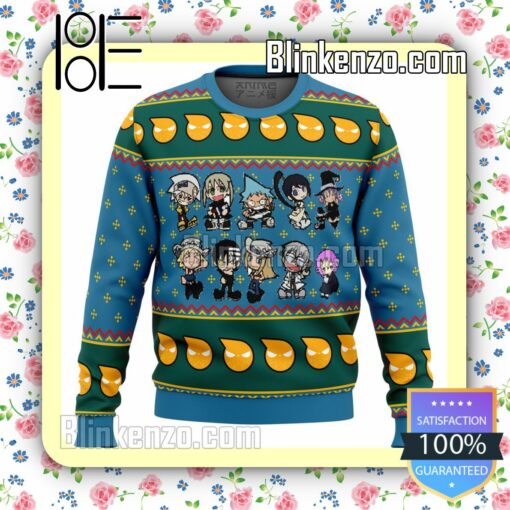 Soul Eater Chibi Premium Manga Anime Christmas Jumper