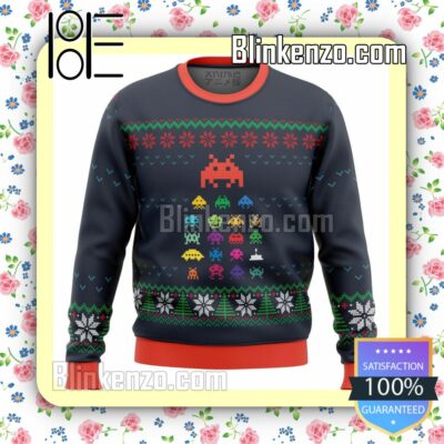 Space Invaders Christmas Jumper