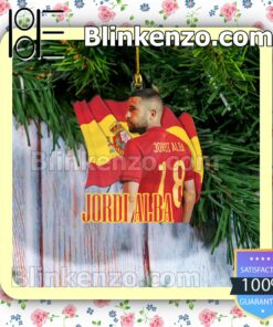 Spain - Jordi Alba Hanging Ornaments a