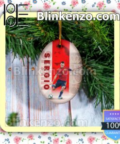 Spain - Sergio Busquets Hanging Ornaments