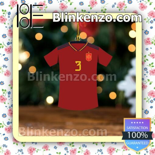 Spain Team Jersey - Diego Llorente Hanging Ornaments