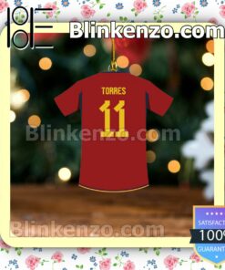 Spain Team Jersey - Fernando Torres Hanging Ornaments a