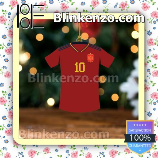 Spain Team Jersey - Marco Asensio Hanging Ornaments