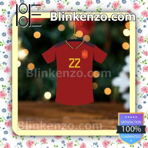 Spain Team Jersey - Pablo Sarabia Hanging Ornaments