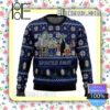 Spirited Away Characters Knitted Christmas Jumper