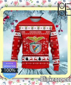 Sport Lisboa e Benfica Logo Holiday Hat Xmas Sweatshirts a